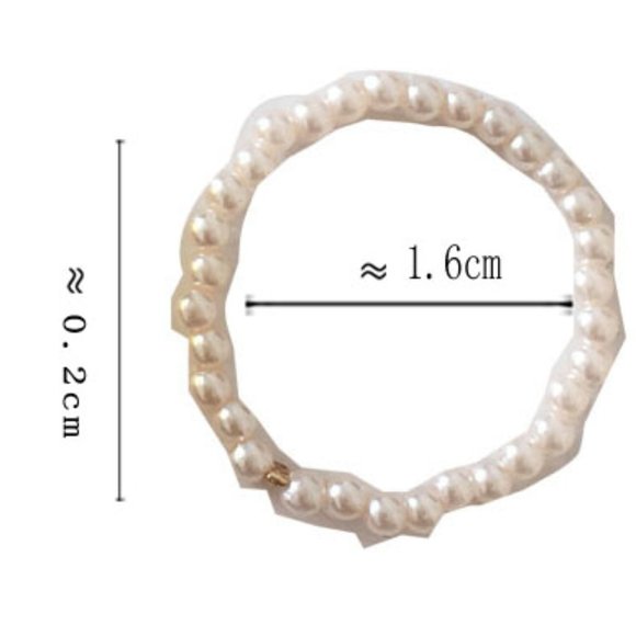 ❤️‍🔥𝕤𝕒𝕝𝕖❤️‍🔥2xrings marble pearls set - Picture 11 of 13